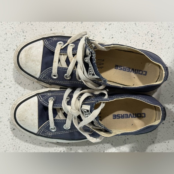 Converse All Star Low Top Navy Sneakers | Women’s 6 | Classic Worn-In 💙 - Picture 5 of 8